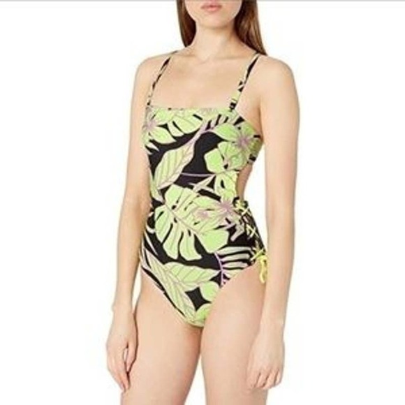 Maaji Reversible Tropical Resort Arista Print Swimsuit Size M NWOT